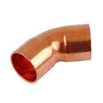 135 degree copper elbow
